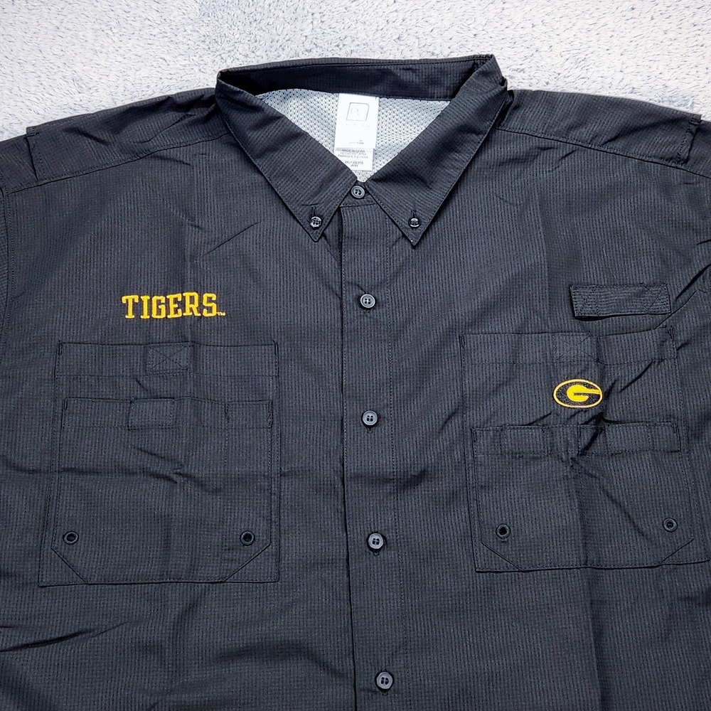 Grambling State Tigers Shirt Mens 2XL Black NCAA Football PROEDGE Fishing NEW - Picture 5 of 14